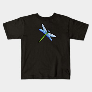 Blue Dragonfly Kids T-Shirt